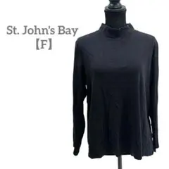 匿名配送✨St. John's Bay 【F】長袖 Tシャツ ハイネック 黒