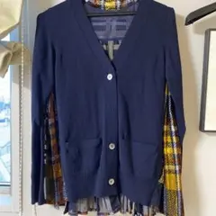 sacai 裏プリントカーディガン