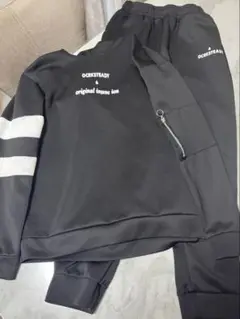 OCRKSTEADY ブラックジャージ上下セット