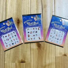 新品未開封　ハロウィン ネイルシール 3パックセット　蓄光ネイル