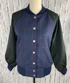 新品 Facter=レディース ブルゾン チェック FREE