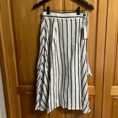 ロング巻きスカート