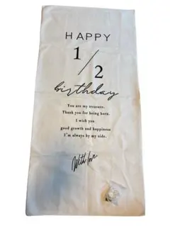HAPPY 1/2 birthday バナー