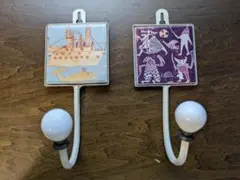 セラミックデザインのウォールフック(2個セット)
