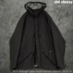 OLD STUSSY 90s デジカモ ナイロンマウンテンパーカー L 菅田将暉さん着 90's OLD STUSSY デジカモ迷彩 マウンテン