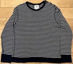 visvim ボーダー長袖カットソー ネイビー・ホワイト