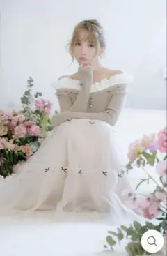新品タグ付き♡ミストレアス♡ホイップ♡ニット♡ベージュ