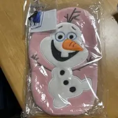 オラフ フェルトポーチ ピンク