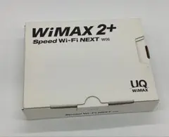 UQ Wimax2+ speed wi-fi next w06 ブラックブルー