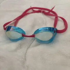 アリーナ　競泳ゴーグル　グリーン&ピンク