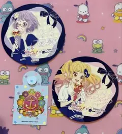 虹野ゆめ　七倉小春　ディッパーダン　クレープ　コラボ　　　　 コースター　セット