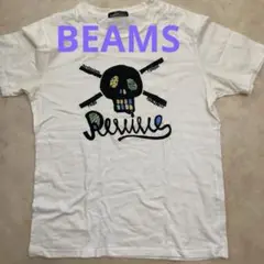 BEAMSスカルデザイン Tシャツ