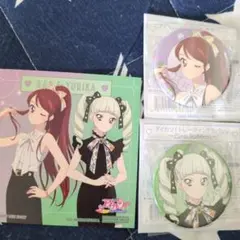 アイカツ 缶バッジ 藤堂ユリカ 紫吹蘭