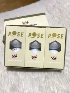 Asiana Airlines POSE ゴルフボール 6個セット アシアナ航空