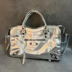 city bag silver 00s archive y2k