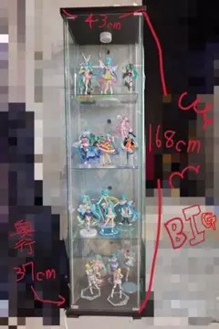 【超格安】ガラスフィギュアケース【引越し間近】デトルフ IKEA
