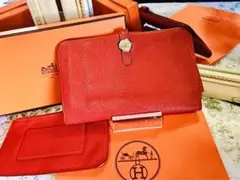 極美品 正規品 エルメス 長財布 ドゴン GM