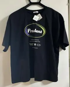 ★新品未使用　黒 プリント Tシャツ Lサイズ UVカット　Lサイズ