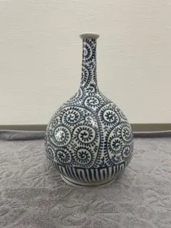 古伊万里 染付 蛸唐草 徳利