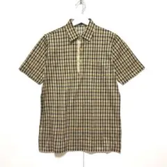 ダックス　ポロシャツ　チェックシャツ　ストレッチ　M