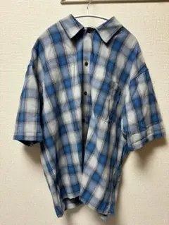 GERRY 半袖チェックシャツ Lサイズ