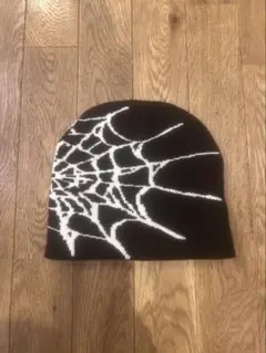 スパイダーマン スパイダーウェブ ビーニー帽