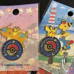 ポケセン台北限定・非売品 6点セット 悠遊カード2種、ピンバッジ
