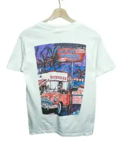 80s USA製 Hanes IN-N-OUT BURGER 両面プリントTEE