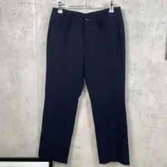 GoodFit スラックス テーパード M ネイビー 無地 レディース