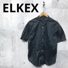 ELKEX エルケクス レディース 半袖シャツ M ブラック