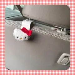 キティ☆車 ヘッドレスト フック 荷物かけ