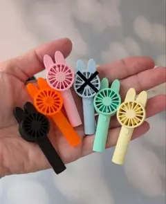 5.7cmミニチュアハンディファン・選べるカラー ぬい活ドールハウス リカちゃん