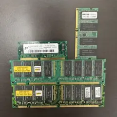 メモリ4枚　動作未確認　PC100-222-620