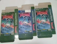 スーパーファミコン　ドラッケン　箱のみ　３枚
