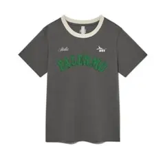 KIJUN Palermo Tシャツ チャコール　Ｍサイズ
