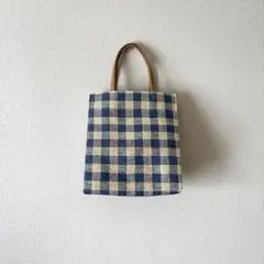 新品　earth music&ecology ギンガムチェックトートバッグ