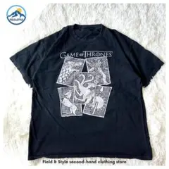 GAME OF THRONES ハウス紋章 Tシャツ ブラック