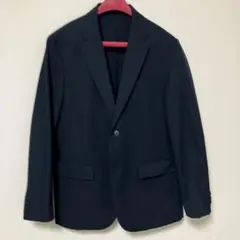 【美品】UNIQLO感動ジャケットライト　ダークネイビー　L