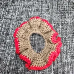 ハンドメイドコットンシュシュ