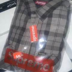 SUPREME シュプリーム チェック 黒 M サイズ