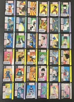 ドラゴンボールカードダス 本弾6弾 ノーマルコンプリート36枚セット 1990年