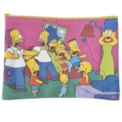 新品未開封 THE SIMPSONS フラットポーチ ①-2 シンプソンズ