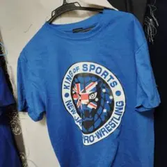 新日本プロレス 新作 T シャツ イギリス 衛星 の時の T シャツ