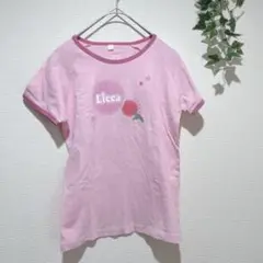 【ユニクロ】 リカちゃんコラボ Tシャツ 150cm 半袖　ピンク　レア