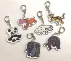 どうぶつアクリルキーホルダーセット