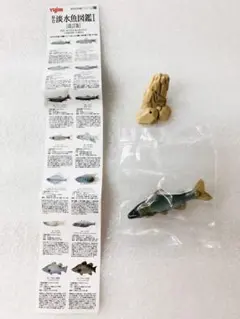 未使用　ユージン　原色淡水魚図鑑Ⅰ　【改訂版】　アユ　フィギュア