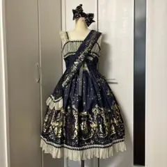 星の降りそそぐBright Starry Night柄JSKⅠエシャルプ付き