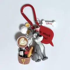 SALE⭐︎じゃらじゃらキーホルダー　ジャラジャラ　ガチャガチャ　犬　赤