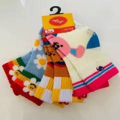 wiggle wiggle×バースデイ ベビー　3足組スニーカーインソックス