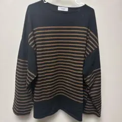 marka ボーダー ロンT markaware